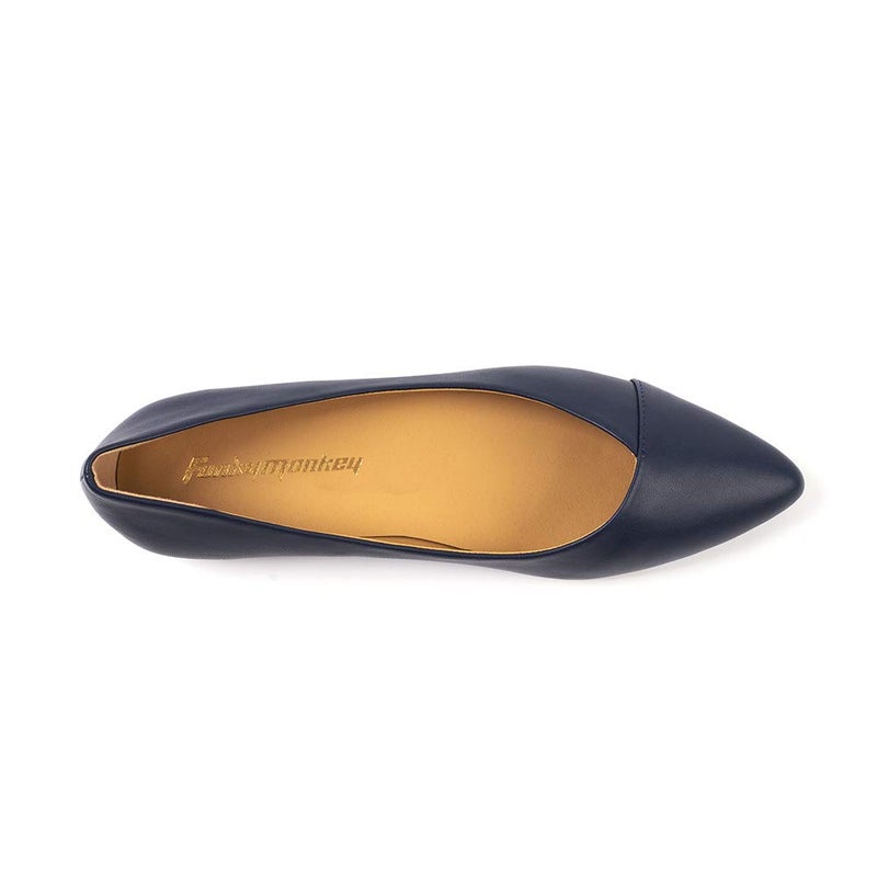 FUNKYMONKEY Women's Ballet Flats Comfort Slip On Shoes for Walking and Driving (10 M US, Navy A) - Image 5